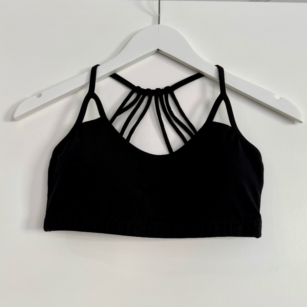 Lavaloka Activewear Black Sports Bra. NWT. Small. SAMPLE SALE.